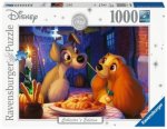Ravensburger Puzzle 13972 - Susi und Strolch - 1000 Teile Disney Puzzle für Erwachsene und Kinder ab 14 Jahren
