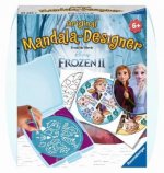 Ravensburger Mandala Designer Frozen 2 29025, Anna und Elsa zeichen lernen für Kinder ab 6 Jahren, Set mit Mandala-Schablone für farbenfrohe Mandalas