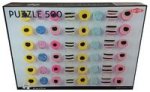 Puzzle Liquorice allsorts in a row 500