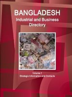 Bangladesh Industrial and Business Directory Volume 1 Strategic Information and Contacts