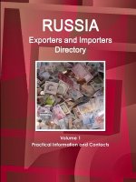 Russia Exporters and Importers Directory Volume 1 Practical Information and Contacts