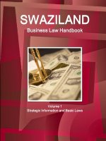 Swaziland Business Law Handbook Volume 1 Strategic Information and Basic Laws