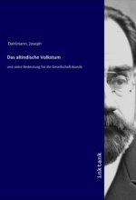 Das altindische Volkstum