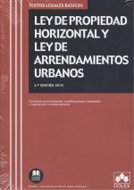 LEY DE PROPIEDAD HORIZONTAL Y LEY DE ARRENDAMIENTOS URBANOS