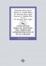 CONCEPTOS PARA EL ESTUDIO DEL DERECHO ADMINISTRATIVO II EN EL GRADO