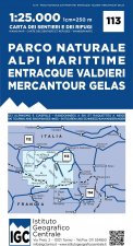 Wanderkarte 113 Alpi Marittime 1:50000