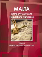 Malta Company Laws and Regulations Handbook Volume 1 Strategic Information and Basic Laws