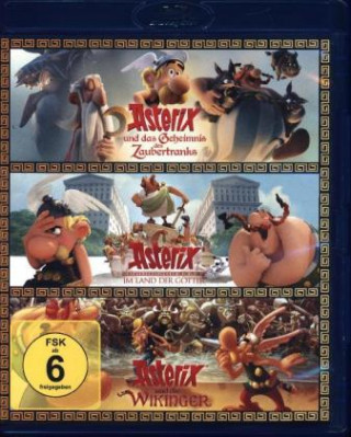 Asterix 3er-Blu-ray-Box, 3 Blu-ray