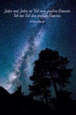Jeder und Jedes ist Teil vom großen Ganzen. Ich bin Teil des großen Ganzen - Wunschbuch: A5 Liniertes Wunschbuch für deine Wünsche mit Platz für Notiz