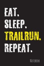 Trailrunning: Notizbuch - liniert - 15,2 x 22,9 cm - Geschenk