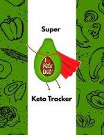 Super Keto Tracker: Green Vegetable Protein Themed Female Fitness and Weight Loss Tracker