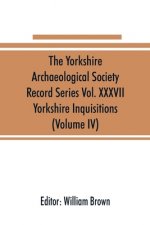 Yorkshire Archaeological Society Record Series Vol. XXXVII