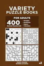 Variety Puzzle Books for Adults - 400 Normal Puzzles 9x9