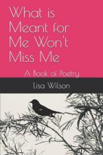 What is Meant for Me Won't Miss Me: A Book of Poetry