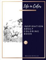 INSPIRATION ADULT COLORING BOOK (Book 7): Inspiration Coloring Book for Adults - 40+ Premium Coloring Patterns (Life in Color Series)