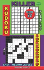 Killer sudoku puzzles and Sukrokuro.: Easy - medium levels.