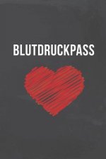 Blutdruckpass: Großes Blutdruck Tagebuch für mehr als 2000 Messungen, DIN A5, 120 Seiten