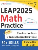 LEAP Test Prep: 7th Grade Math Practice Workbook and Full-length Online Assessments: LEAP Study Guide