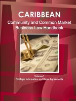 Caribbean Community and Common Market Business Law Handbook Volume 1 Strategic Information and Basic Agreements