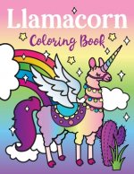 Llamacorn Coloring Book