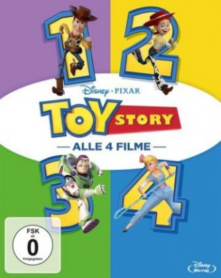 Toy Story 1-4, 4 Blu-ray