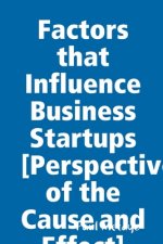 Factors that Influence Business Startups [Perspective of the Cause and Effect]
