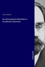 Die nicht geeigneten Bibelstellen in der jüdischen Volksschule