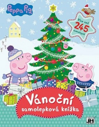 Vánoční samolepková knížka Peppa Pig