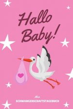 Hallo Baby! Mein Schwangerschaftstagebuch: A5 Tagebuch mit schönen Sprüchen als Geschenk für Schwangere - Geschenkidee für werdene Mütter - Schwangers