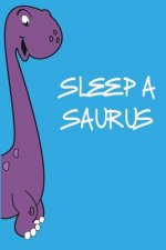 Sleep a Saurus: liniertes Tagebuch mit 120 Seiten 6x9 Zoll Tagebuch, Notizbuch, Schulheft uvm. lustig