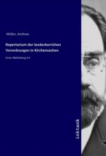 Repertorium der landesherrichen Verordnungen in Kirchensachen