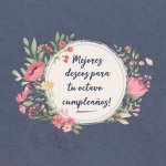 Mejores deseos para tu octavo Cumplea?os: El libro de firmas evento - Libro De Visitas para Fiesta - Aniversario cumplea?os - Feliz Cumple a?os - Idea