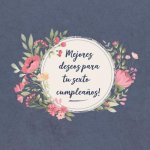 Mejores deseos para tu sexto Cumplea?os: El libro de firmas evento - Libro De Visitas para Fiesta - Aniversario cumplea?os - Feliz Cumple a?os - Ideas