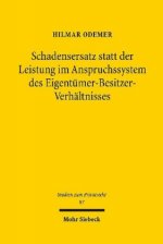 Schadensersatz statt der Leistung im Anspruchssystem des Eigentumer-Besitzer-Verhaltnisses