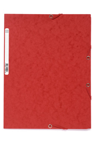 Spisovďż˝ desky s gumiďż˝kou A4 preďż˝pďż˝n 400 g/m2 - ďż˝ervenďż˝