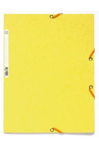 Spisovďż˝ desky s gumiďż˝kou A4 preďż˝pďż˝n 400 g/m2 - citronovďż˝ ďż˝lutďż˝