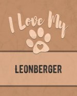 I Love My Leonberger: For the Pet You Love, Track Vet, Health, Medical, Vaccinations and More in this Book