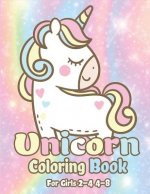 Unicorn Coloring Book for Girls 2-4 4-8