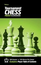Tabiya Tournament Chess Pocket Scorebook: Cover Style: Black with Green Graphic