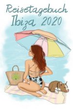 Reisetagebuch Ibiza 2020: Sommerliches Urlaubstagebuch mit Seiten für Reiseinfos, Packliste, sowie Platz für Fotos, Zeichnungen und Notizen