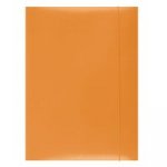 Spisové desky s gumičkou A4 lepenka - oranžové