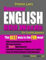 Preston Lee's Beginner English 800 Words For Turkish Speakers