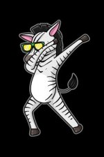 Dabbing Zebra: 120 Pages I 6x9 I Karo I Funny Exotic Stripes Wildlife Gifts