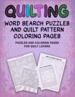 Quilting Word Search Puzzles and Quilt Pattern Coloring Pages