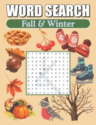 Word Search Fall & Winter: Large Print Word Find Puzzles