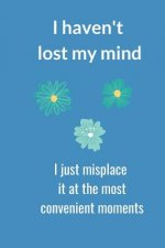 I Haven't Lost My Mind: I Just Misplace It at the Most Convenient Moments