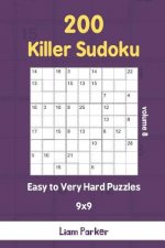 Killer Sudoku - 200 Easy to Very Hard Puzzles 9x9 vol.8