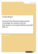 Internationale Bilanzierungsstandards. Grundzüge des Ansatzes und der Bewertung von Leasingverhältnissen gemäß IFRS 16