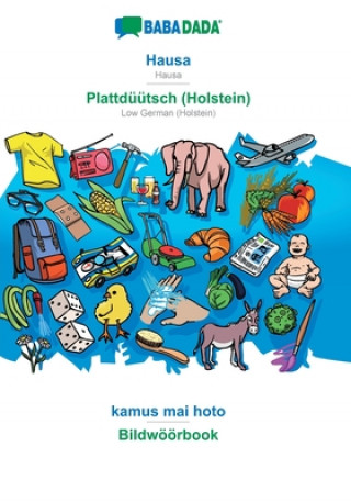 BABADADA, Hausa - Plattduutsch (Holstein), kamus mai hoto - Bildwoeoerbook