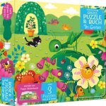 Erstes Puzzle & Buch: Im Garten